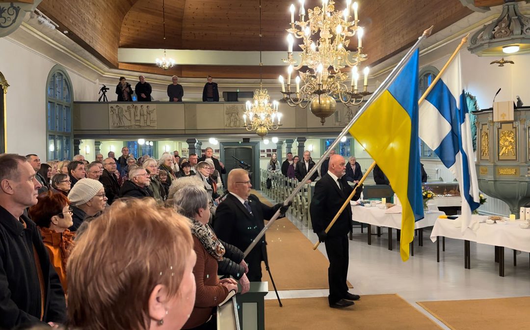 Sydämellinen kiitos Ilmajoen Ev-lut seurakunnalle avusta Ukrainalle