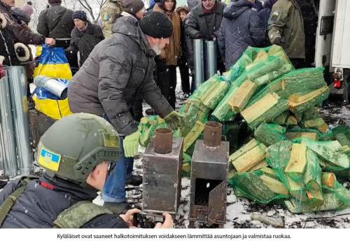 Monin paikoin myös halkotoimitukset ovat tarpeen.